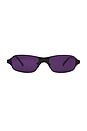 view 1 of 3 Aitken Rectangle Sunglasses in Midnight