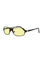 view 2 of 3 Aitken Rectangle Sunglasses in Honey