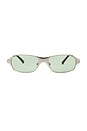 view 1 of 3 Aitken Rectangle Sunglasses in Swamp