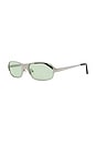 view 2 of 3 Aitken Rectangle Sunglasses in Swamp