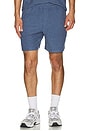 view 3 of 4 Spacedye Unlimited Men's Short in Ocean Indigo Heather
