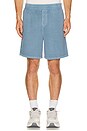 view 1 of 4 Beach Washed Terry Short in Washed After Dark Navy