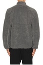 view 2 of 4 Boucle Fleece Men's Zip Jacket in Shadow Grey