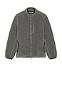 view 4 of 4 Boucle Fleece Men's Zip Jacket in Shadow Grey