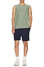 view 4 of 4 Featherweight Freeflo Muscle Tank in Grey Sage Heather