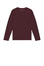 view 1 of 4 Always Beyond Long Sleeve Crew 2.0 in Midnight Burgundy Heather