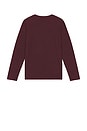 view 2 of 4 Always Beyond Long Sleeve Crew 2.0 in Midnight Burgundy Heather