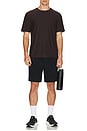 view 3 of 4 T-SHIRT RAS DE COU FEATHERWEIGHT in Dark Chocolate Heather