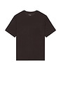 view 4 of 4 T-SHIRT RAS DE COU FEATHERWEIGHT in Dark Chocolate Heather