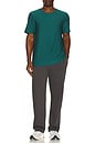 view 3 of 4 T-SHIRT in Teal Sea Heather