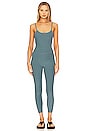 view 1 of 4 Spacedye Uplevel Midi Jumpsuit in Storm Heather