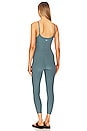 view 3 of 4 Spacedye Uplevel Midi Jumpsuit in Storm Heather