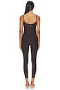 view 3 of 3 Spacedye Up Level Maternity Jumpsuit in Dark Chocolate Heather