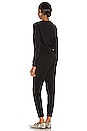 view 3 of 3 Overlapping Jumpsuit in Black