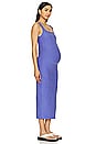 view 2 of 3 Spacedye Icon Maternity Dress in Indigo Heather