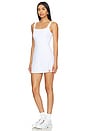 view 2 of 3 Spacedye Court Appeal Mini Dress in Cloud White