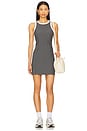 view 1 of 3 Spacedye Outlines Dress in True Gray Heather & Cloud White