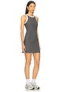 view 2 of 3 Spacedye Outlines Dress in True Gray Heather & Cloud White
