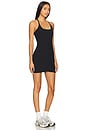 view 2 of 3 THE LINE 리브 미니 원피스 in Black Onyx