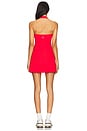 view 3 of 3 Spacedye Active Halter Dress in Candy Apple Red Heather