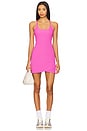 view 1 of 3 The Line Ribbed Mini Dress in Sunset Violet