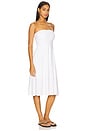 view 2 of 3 Featherweight Strapless Dress in Cloud White