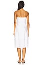 view 3 of 3 Featherweight Strapless Dress in Cloud White