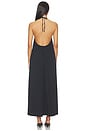 view 3 of 3 Halter Dress in True Black