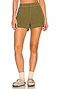 view 1 of 4 Sweat Set Boyfriend Short in Washed Olive