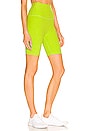 view 2 of 4 Spacedye High Waisted Biker Short in Matcha Green Lim