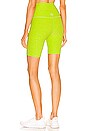 view 3 of 4 Spacedye High Waisted Biker Short in Matcha Green Lim