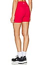 view 3 of 4 Powerbeyond Strive Biker Short in Retro Red