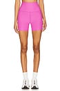 view 1 of 6 Spacedye Keep Pace Biker Shorts in Sunset Violet Heather