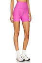 view 2 of 6 Spacedye Keep Pace Biker Shorts in Sunset Violet Heather