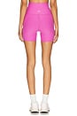 view 4 of 6 Spacedye Keep Pace Biker Shorts in Sunset Violet Heather