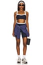 view 5 of 6 Spacedye Trophy Shorts in Nocturnal Navy & Cloud White