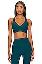 view 1 of 4 Spacedye Lift Your Spirits Bra in Lunar Teal