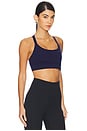 view 2 of 4 Power Beyond Strive Long Line Bra in After Dark Navy