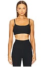 view 1 of 4 Spacedye Raise The Barre Shirred Bra in Darkest Night