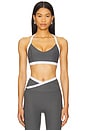 view 1 of 4 Spacedye Outlines Bra in True Gray Heather & Cloud White