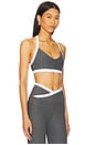 view 2 of 4 Spacedye Outlines Bra in True Gray Heather & Cloud White
