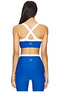 view 3 of 4 Spacedye Trophy Sports Bra in Court Blue & Cloud White
