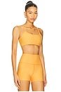 view 2 of 4 Spacedye Slim Racerback Sports Bra in Mango Pop Heather