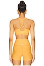 view 3 of 4 Spacedye Slim Racerback Sports Bra in Mango Pop Heather