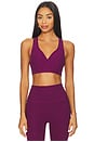 view 1 of 4 Spacedye Lift Your Spirits Sports Bra in Aubergine Beet
