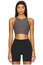 view 1 of 4 Spacedye Refocus Sports Bra in True Gray Heather
