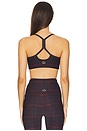 view 3 of 4 SOUTIEN-GORGE DE SPORT SLIM RACERBACK in Dark Cherry Prep Plaid
