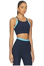 view 2 of 4 Spacedye On The Double Sports Bra in Nocturnal Navy