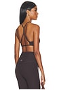view 4 of 4 SOUTIEN-GORGE DE SPORT SPACEDYE  in Dark Chocolate Heather