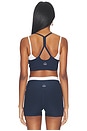 view 4 of 4 SOUTIEN-GORGE DE SPORT SPACE DYE LAYERED in Nocturnal Navy & Cloud White